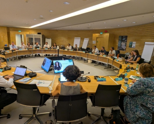 The meeting room